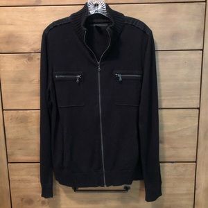 KENNETH COLE Zip Up Sweater Cardigan